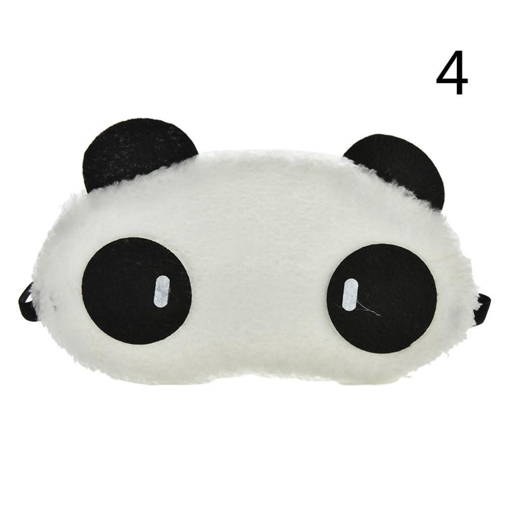 Mask For Sleep Cute Panda Sleeping Face Eye Blindfold Eyeshade Breathable Kids Women Travel Cover Health Care Aid Eyepatch Tool