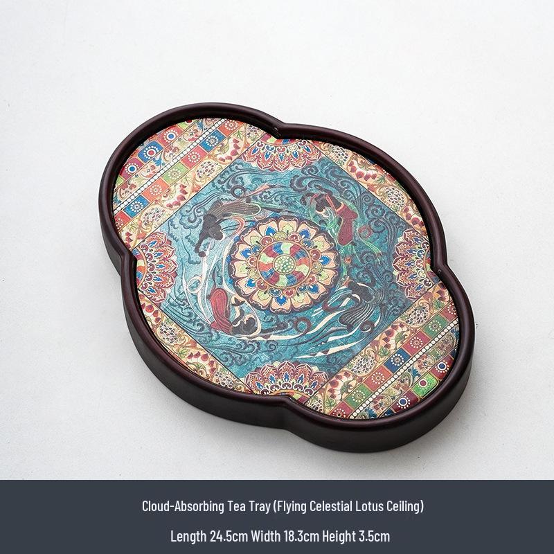 Water Absorbent Tea Tray - Small Chinese Gongfu Tea Set Accessory and Coaster for Tea Ceremony.