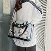 Y2K Star Itabag Lolita Transparent Pocket Crossbody Bag Women DIY Display Shoulder Handbag