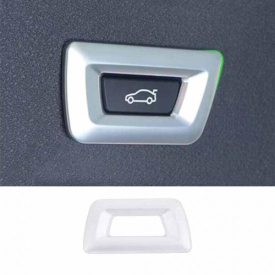 Matte Silver Inner Tailgate Rear Door Switch For BMW X2 F39 2018- Cover Trim
