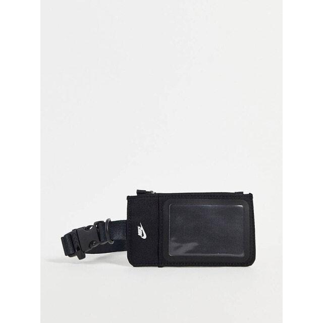 

Значок для удостоверения личности Nike на ремешке черного цвета