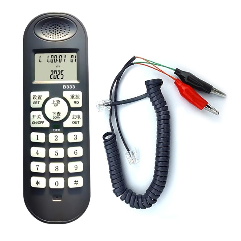 Test B333 Telephone Line Tester Efficient Line Detection Multiple Function For Networking Maintenance And Office