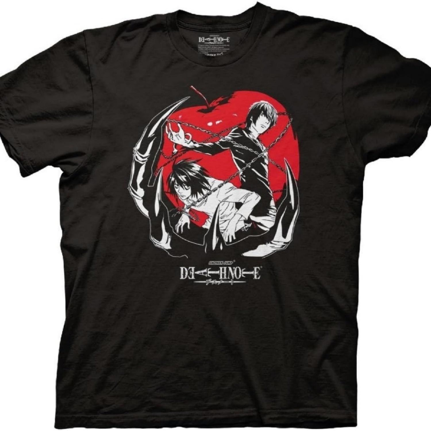 Ripple Junction Death Note 2 Panels Adult T-Shirt XXXXXL разноцветный
