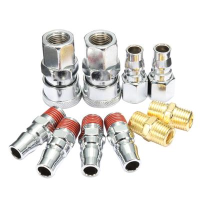 10 pezzi/set 1/4 pollice BSP tubo flessibile aria compressore connettori rapidi accoppiatore