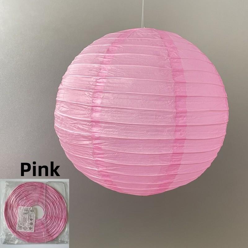 

Round Hanging Paper Lantern Kindergarten Children s DIY Lanterns Wedding Party Spring Festival New Year s Day Decorative Lamps 4inch 10cm розовый