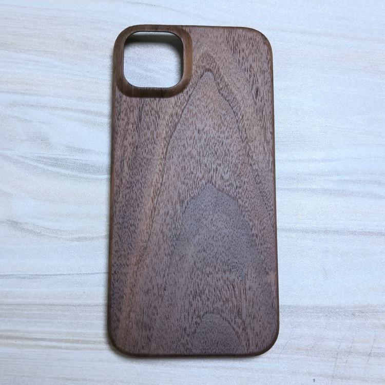 Hülle aus Holz für iPhone 14 Pro Max - Schutzhülle aus Massivholz, Hartschalen-Apple-Hülle