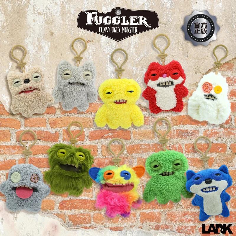 Fuggler Lustiges hässliches Monster Plüsch Schlüsselanhänger 12CM Niedliche Stoffpuppen Kawaii Geschenke für Kinder