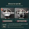 Zhaoran Stainless Steel Tempered Glass Pot Lid