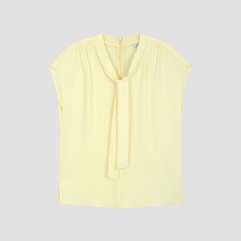 

She S Miss Блузка без рукавов с завязкой на шее Swwblo22550 Ly light yellow/55