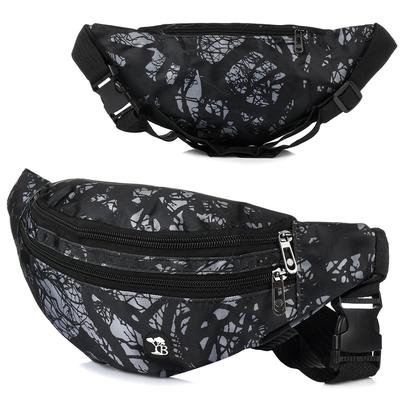Unisex Waist Bag, Spacious, Solid Cordura, Strap
