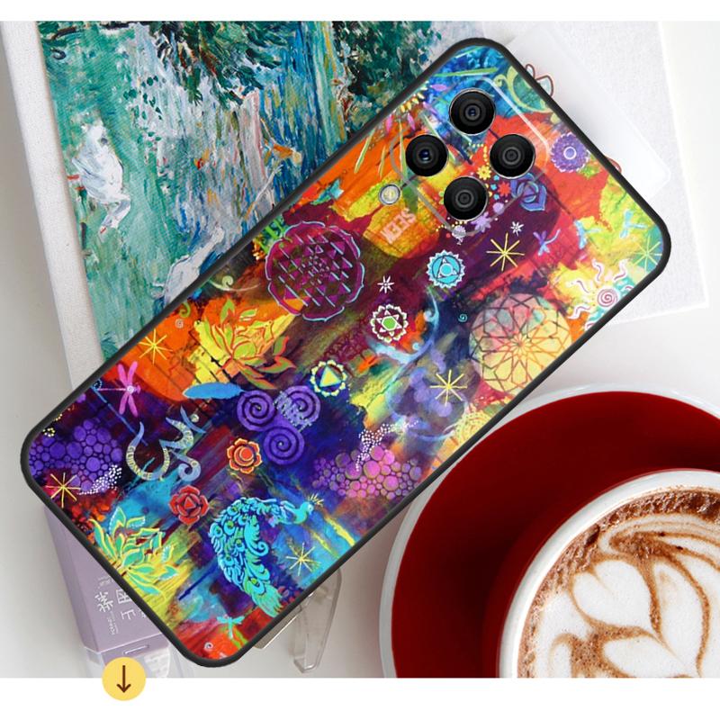 Mandala Chakra Yoga Case For Samsung Galaxy M11 M14 M34 M54 M31 M13 M53 M51 M12 M32 M52 M16 M36 M56 M15 M35 M55