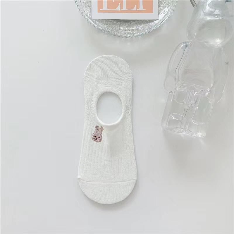 10 Pairs Women's Non-slip Invisible Socks Shallow Mouthed Boat Socks Female Soft Sock Breathable Short Sock