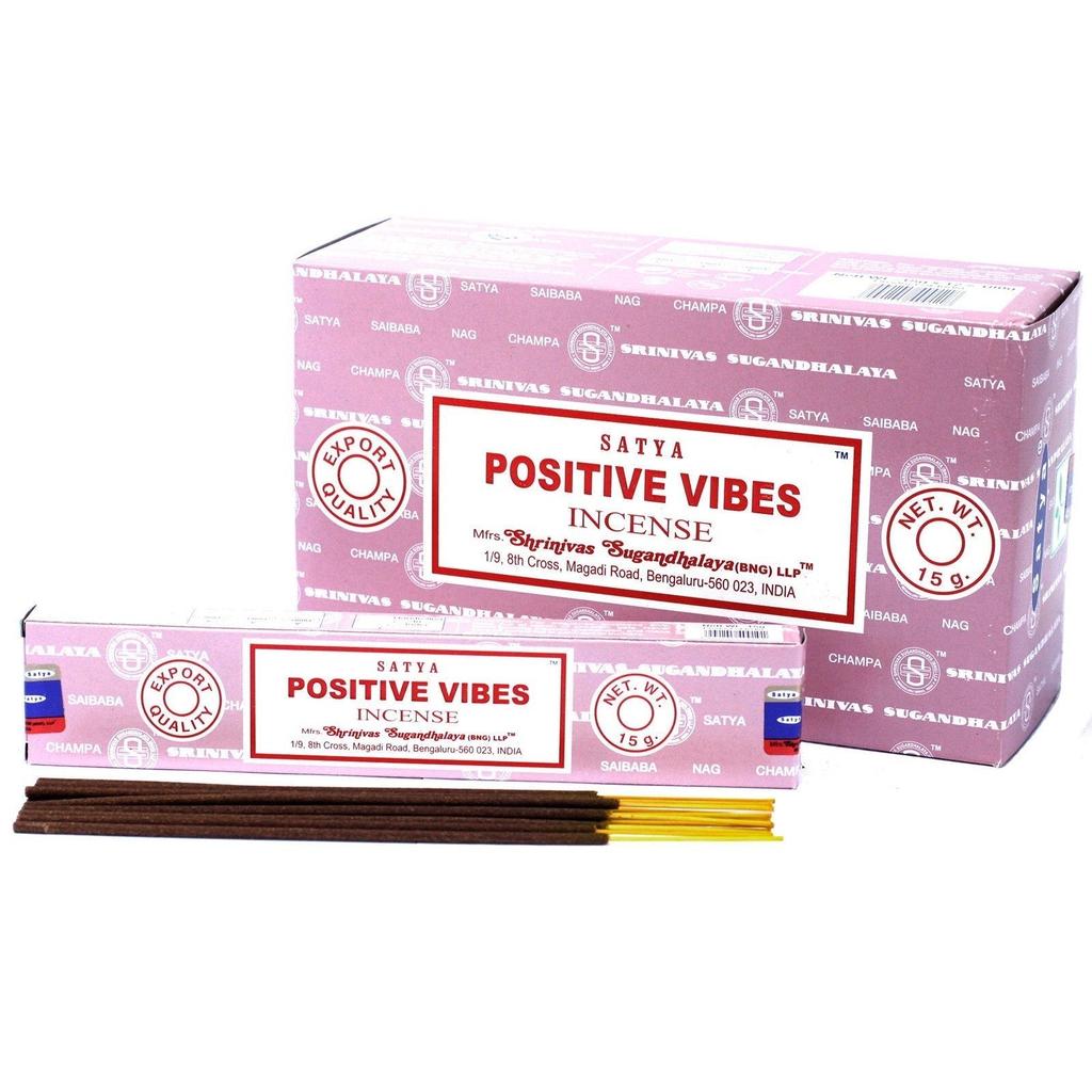 Incense Sticks Positive Vibes 15g Satya
