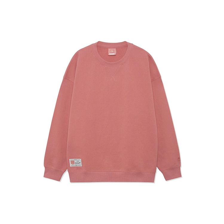 Li Ning Sweatshirt Unisex Rose Pink AWDR863-3 XXL