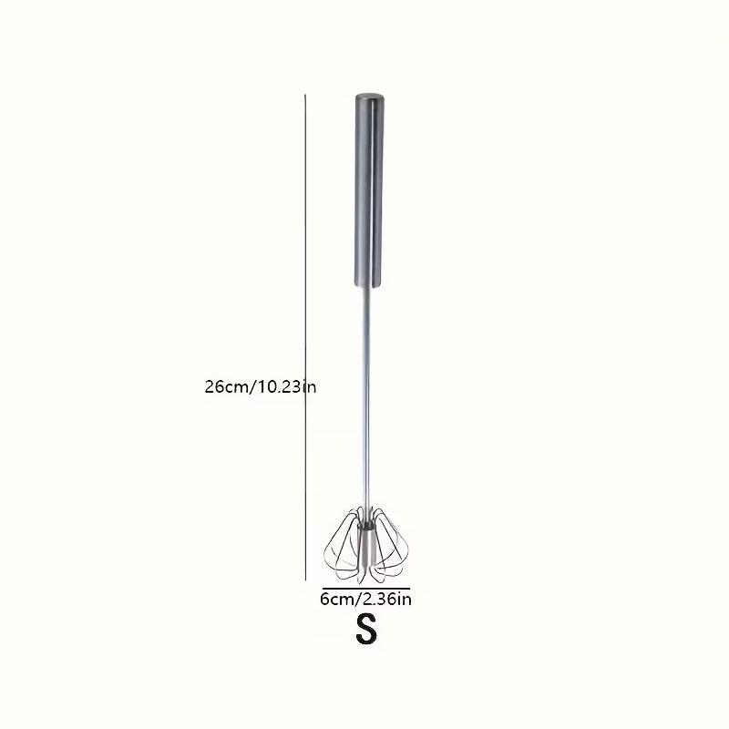 Hand Pressure Egg Beater Rotating Semi-Automatic Mixer Coffee Milk Mixing Egg Beater Balloon Wire Whisk Egg Kitchen Baking Cooking Tools