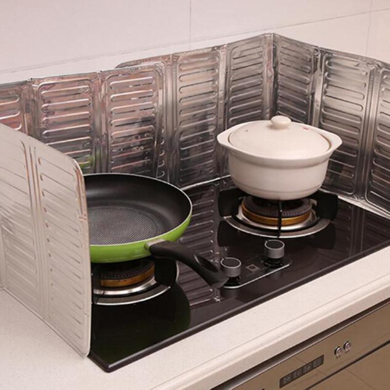 Non-stick Cooking Frying Gas Stove Oil-Proof Splash Guard Protection Kitchenware