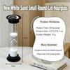 Practical Multiple Durations Sand Timer 1/2/3/5/10 Minutes 30 Second Hourglass Timer Plastic Anti-fall Sand Clock Gift