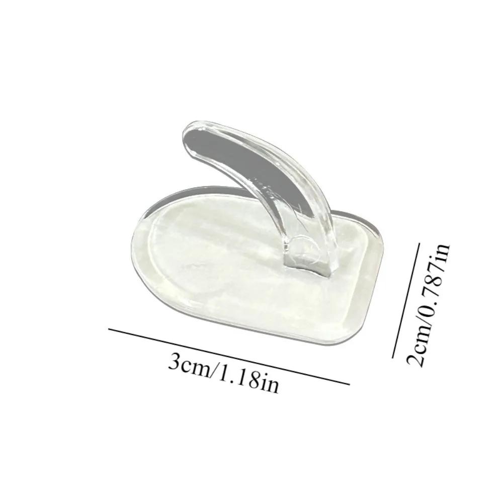 10Pcs Simple Mini Hooks Waterproof Car Living Room Classroom Bathroom Bedroom Sticky Hooks Home No Punch Behind The Door