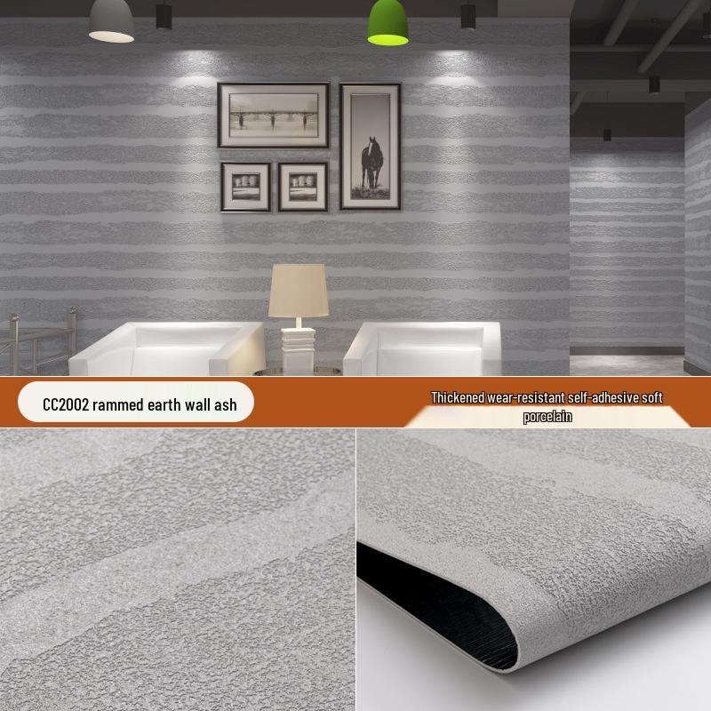 3D Imitation Stone Bendable Self-Adhesive Wallpaper for Wall Renovation