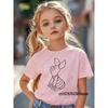 Winnie The Pooh And Friends Print T-shirt For Children Summer Cute Cartoon Short Sleeve Tshirts Boys Girls Cotton Tees Kids Tops