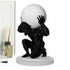 Golf Ball Stand Display Artistic Design Collection Storage Sculptural Golf Ball Holder for Sport Women Men Athletes Golfers Mom