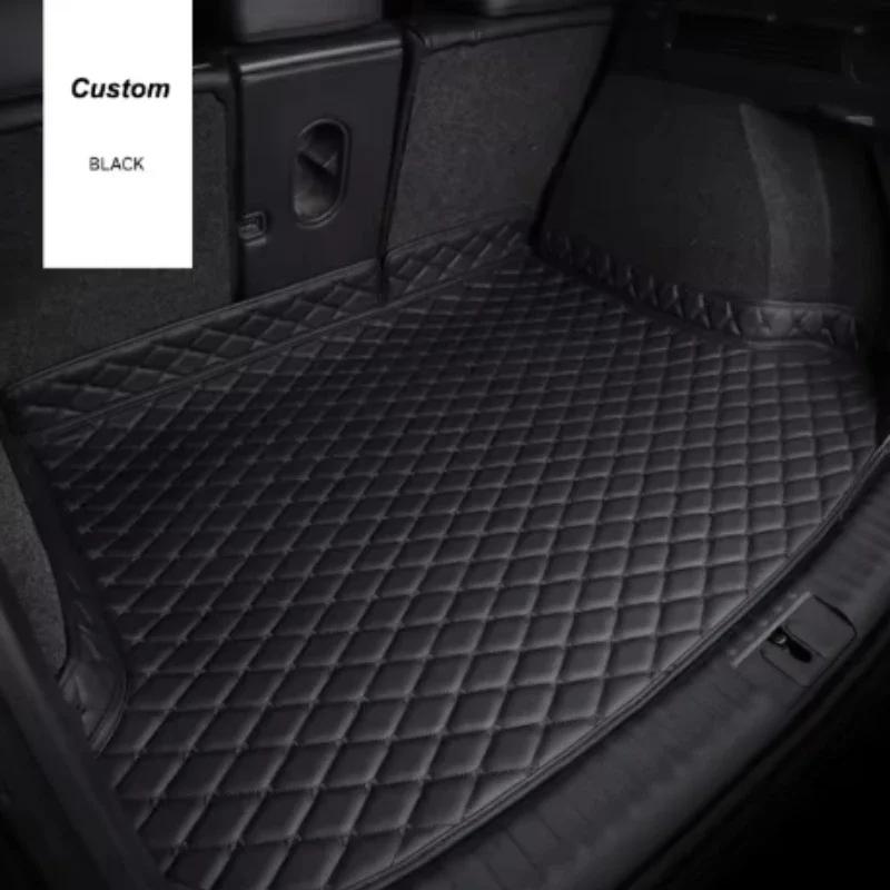 PU Leather Custom Car Trunk Mats for Mercedes W177 A W169 W176 B W246 W245 W247 Interior Details Car Accessories All Models