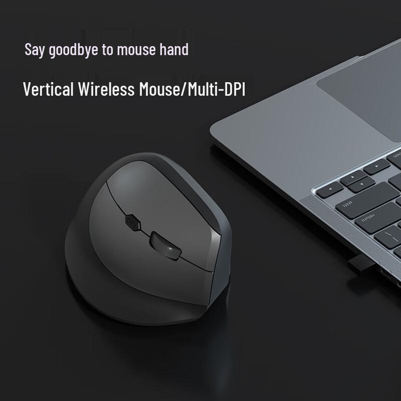 OLOEY Wireless Ergonomic Vertical RGB Mouse