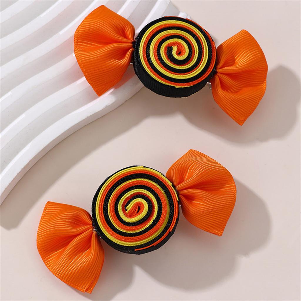 2 Pieces Cute Hair Clips Set Fashion Accessories Hairpin with Flowers Fruits and Rainbow Designs Hairpieces for Girls