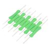 30PCS Double Sided Crochet Hook Electroplating Double End Crochet Needles Ergonomic Handle Knitting
