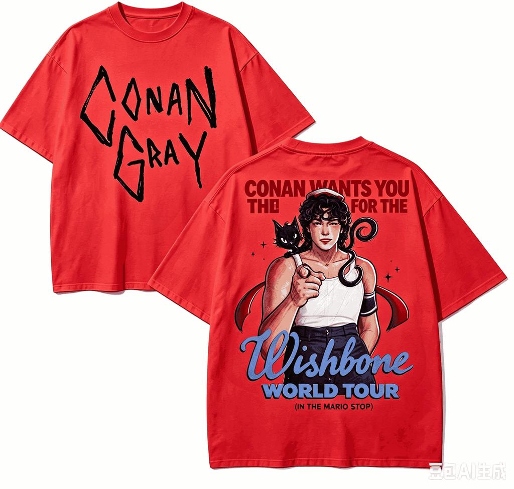 Conan Gray For Fan Gift Tshirt Unisex Unisex Harajuku Oversizedunisex Short Sleeve Streetwear High Quality Couples Comfortable Soft