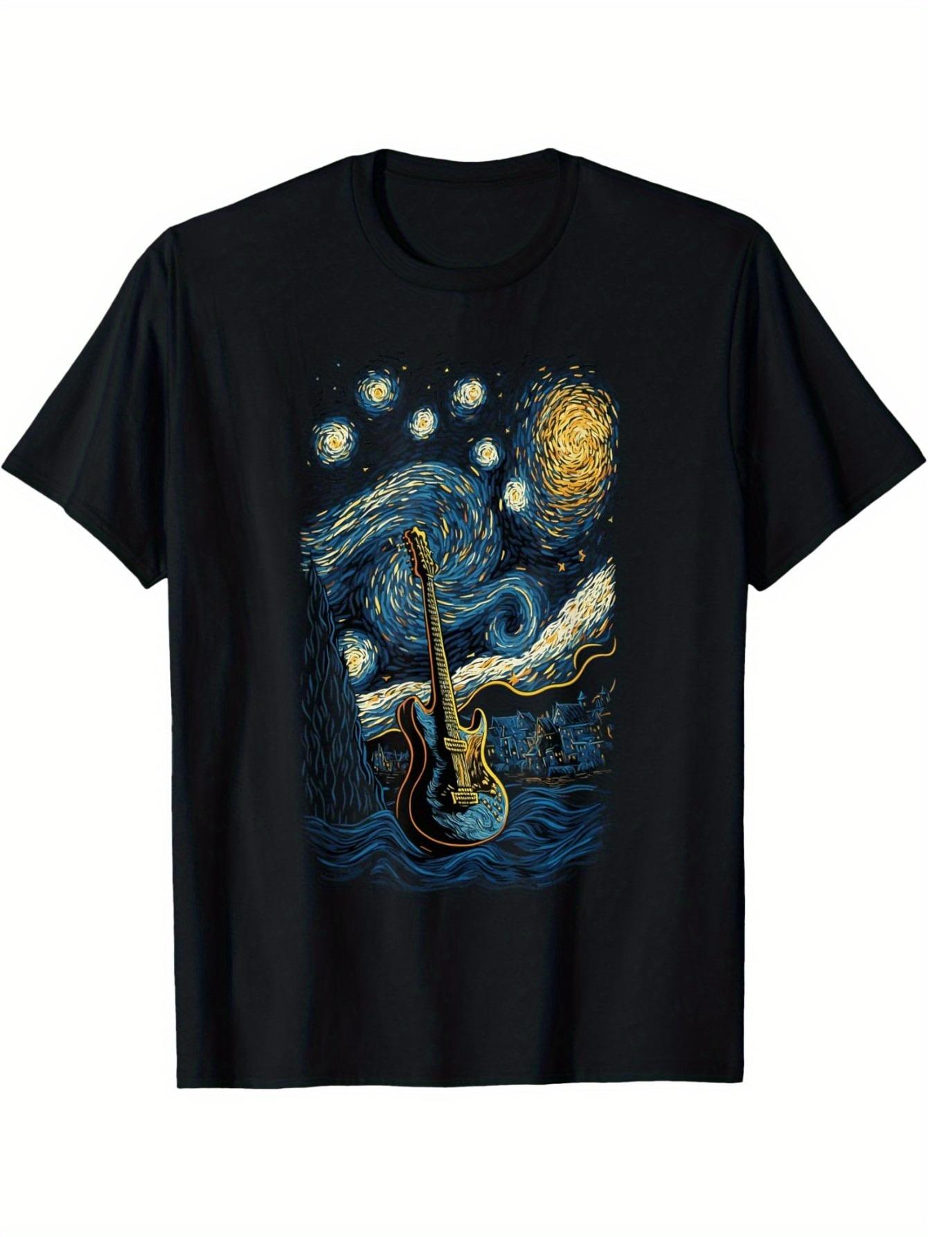 T-Shirt y2k Van Gogh Starry Night 2XL