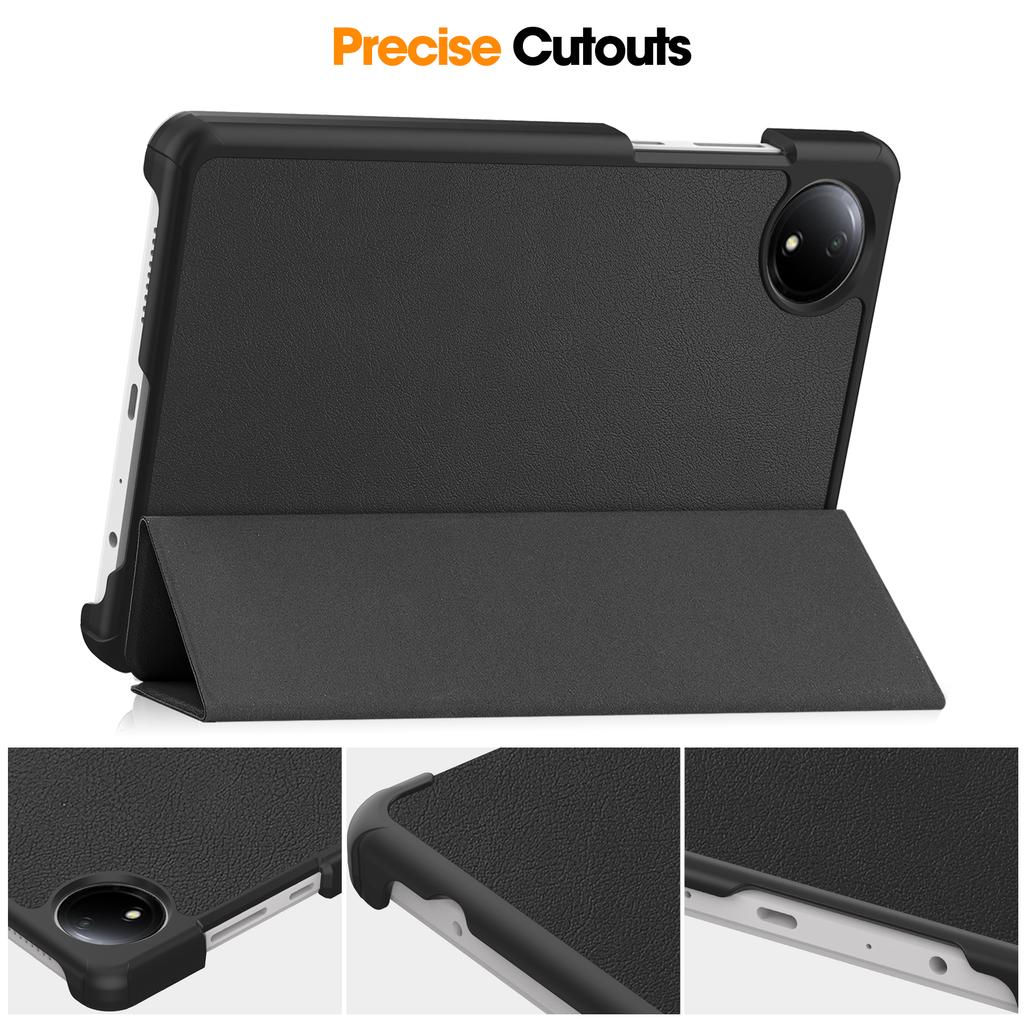 For Xiaomi Redmi Pad SE Case Anti-Scratch Leather Stand Tablet Cover