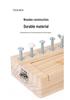 Montessori Wooden Screw & Nut Toolbox for Toddlers - Educational Assembly Toy