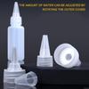 10-1000Ml Empty Plastic Squeeze Dropper Bottle With Screw Cap Semi-Transparent Eyes Liquid Ink Oil Paint Pigment Container