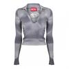 Diesel Womens/Ladies Tie Dye Long-Sleeved Sweater Top