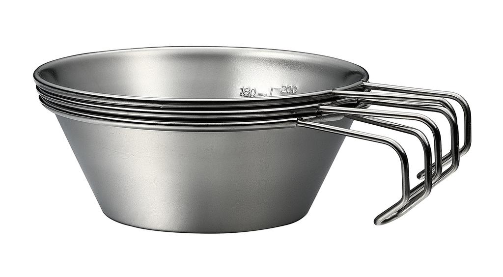 NANGOGEAR (Nanko Camping Gear) Sierra Cup 3-Piece Set 21111 (S-220-3P)