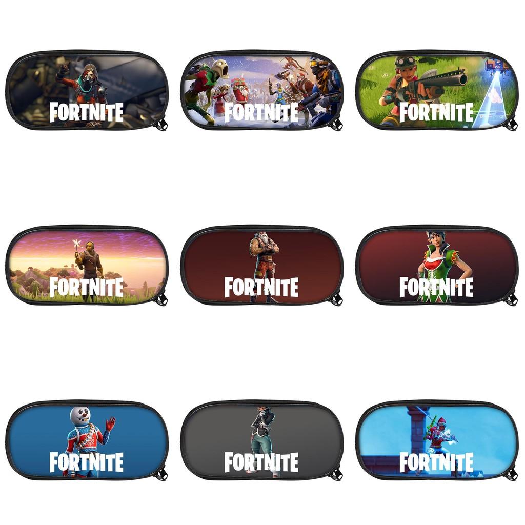 Fortnite Pattern Student Single Layer Stationery Pencil Bag Stationery Storage For School And Travel Use