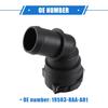 Engine Coolant Hose Connector Lower Hose Quick Water Connector Compatible for Acura TSX 2004-2014, Durable Plastic Black