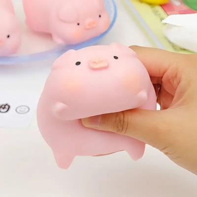 Cute Pig Decompression, Pinching Venting Toy Rebound Creative Card For Animal Decompression Campus