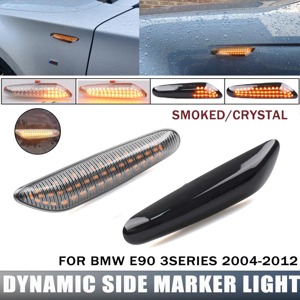 Upgrade Dynamic LED Fender Light Side Marker for BMW 1 3 5 Serie E46 E60 E61 E81 E82 E87 E88 E90 E91 E92 E93 X1 E84 X3 E83 X5
