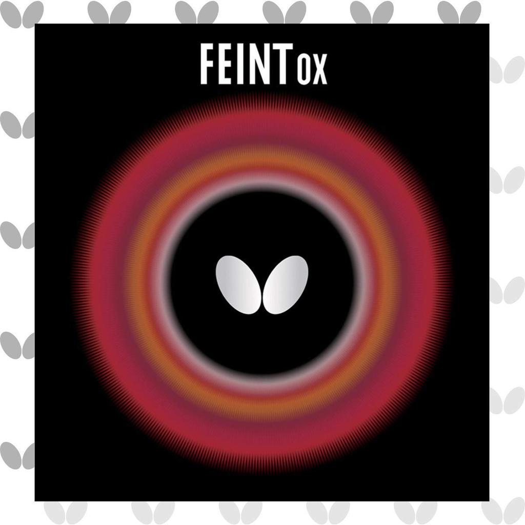 Butterfly Table Tennis Rubber Feint OX High Tub 1 Piece (No Sponge) 00060 Black FEOXB