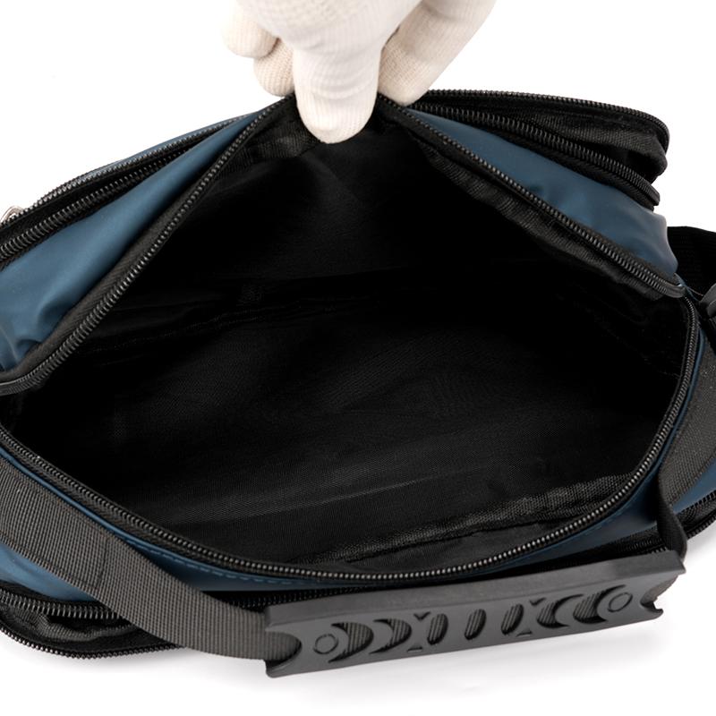 Business Handbag Men's Shoulder Bag Large Capacity Multi-Layer Crossbody Bag