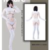 Virgin Killer Sweater Lolita Knit Bikini Sweater Sexy High Neck Fashion Funny Cosplay Clothing Costume Dumpling Girl Costume Event Party Disguise