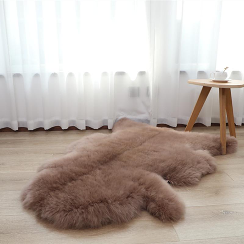Australian Sheepskin Sofa & Bedside Mat - Wool Seat Cushion and Bay Window Rug.