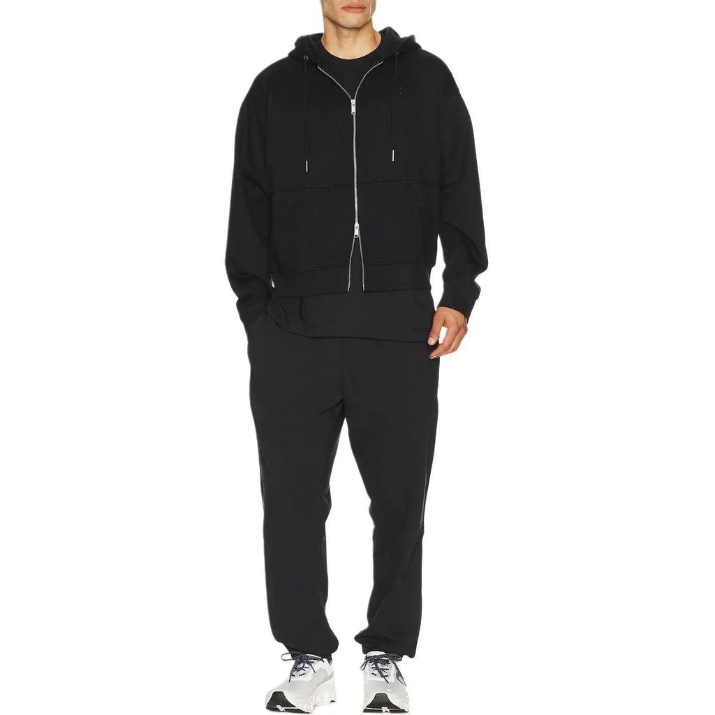 On Jackets Men's Black Hooded (Non-detachable) Moderate Other (Unisex) Jackets 1MG30790553