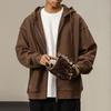 Autumn American Heavy Hooded Sweater Men'S Loose Large Size Clothes Long Sleeves Casual Jacket Top Tide