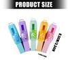 5Pcs Cartoon Animal Sliding Pencil Erasers Retractable Erasers Refillable Push Pull Eraser For Student Kid Writing