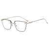 Fashion Rimless Square Blue Ray Blocking Anti-Blue Light Women Reading Glasses Ultralight Eye Protection Men Hyperopia Glasses