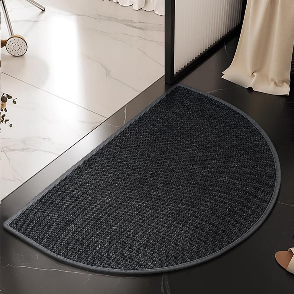 Absorbent Non-Slip Bathroom Mat - Quick-Drying Toilet & Washroom Entrance Rug