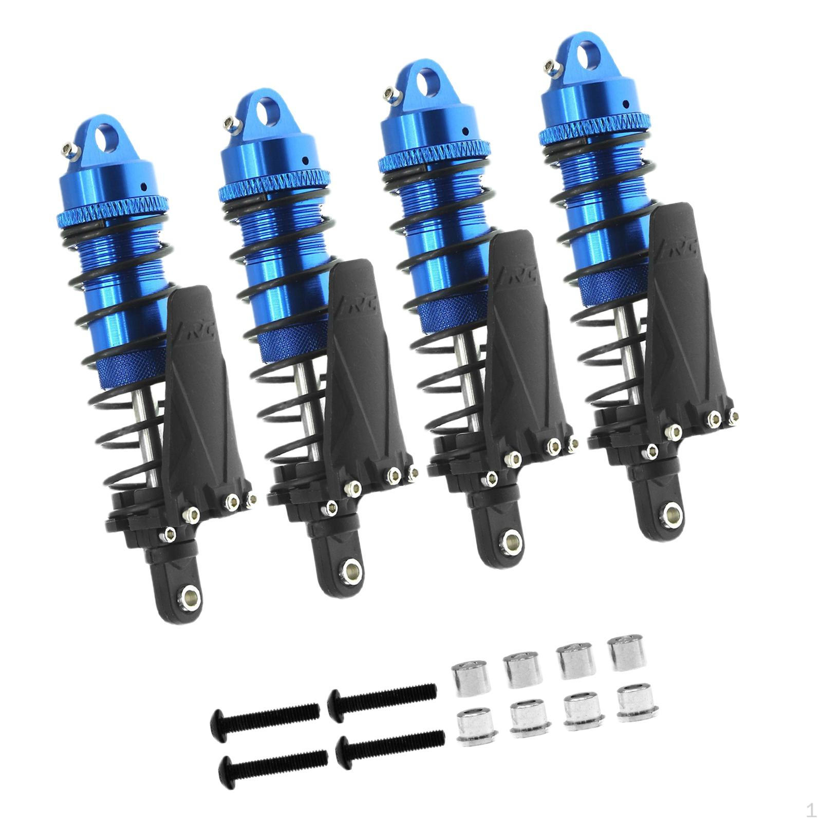 

4 шт. RC амортизатори для металевих частин моделі 1/10. Зробіть ваші автомобілі крутими. Амортизатор, виготовлений на верстаті з ЧПУ 100mm